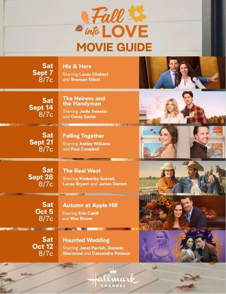 Fall Hallmark Shiny Tin Foil » Blog Archive » Hallmark 2024 Fall in Love Autumn Movies